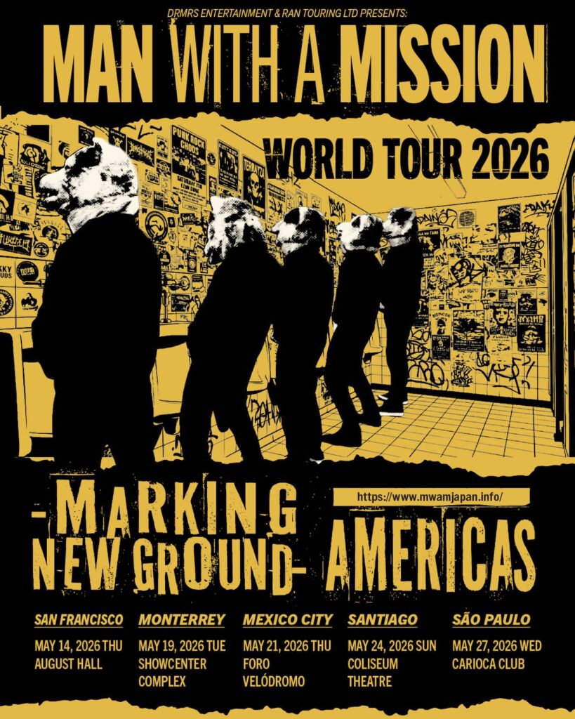 MAN WITH A MISSION CDMX 2026 FORO TEAMBRO