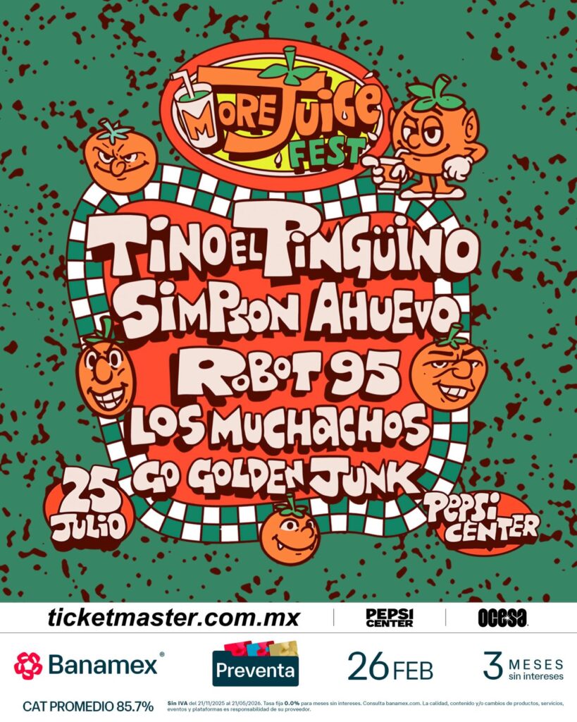 MORE JUICE FEST CDMX 2026 PEPSI CENTER