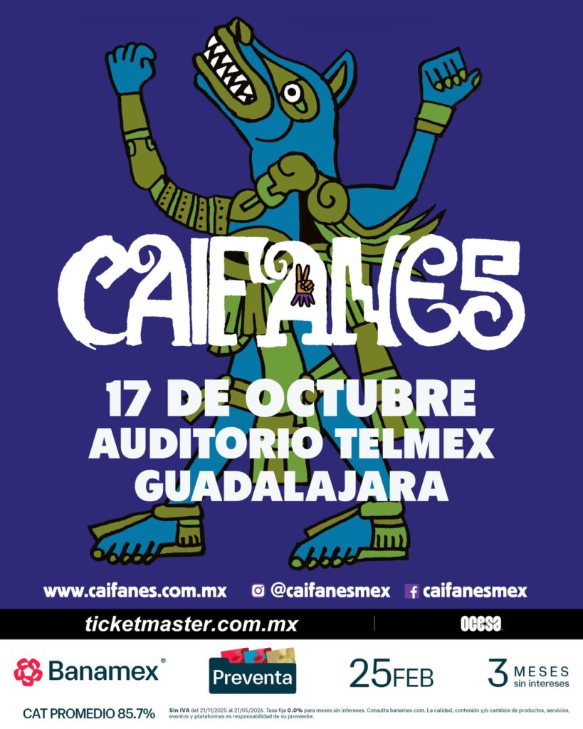 CAIFANES GUADALAJARA 2026 AUDITORIO TELMEX