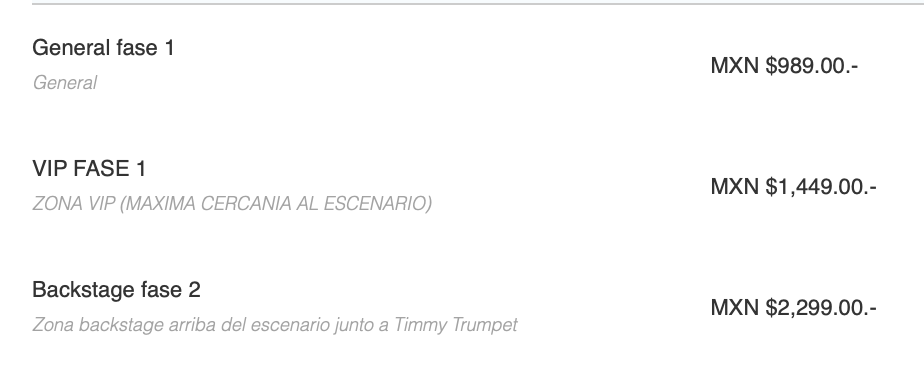 PRECIOS TIMMY TRUMPET CDMX 2026 AZTECA ESTUDIOS