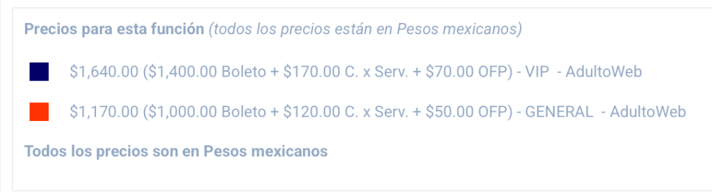 PRECIOS CALIGARIS JUÁREZ 2026 CENTEPATIO