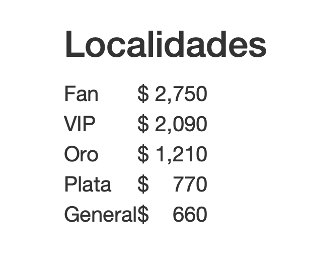 PRECIOS EDITH MÁRQUEZ VILLAHERMOSA 2026 PALENQUE TABASCO