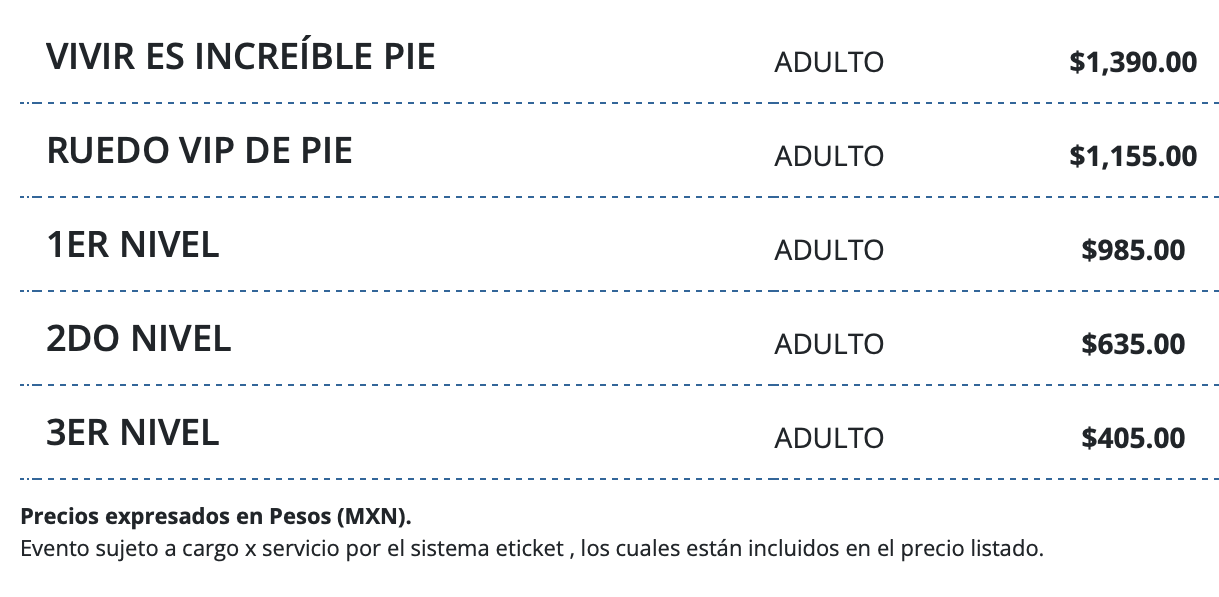 PRECIOS EL TRONO DE MÉXICO PUEBLA 2026 AUDITORIO GNP SEGUROS