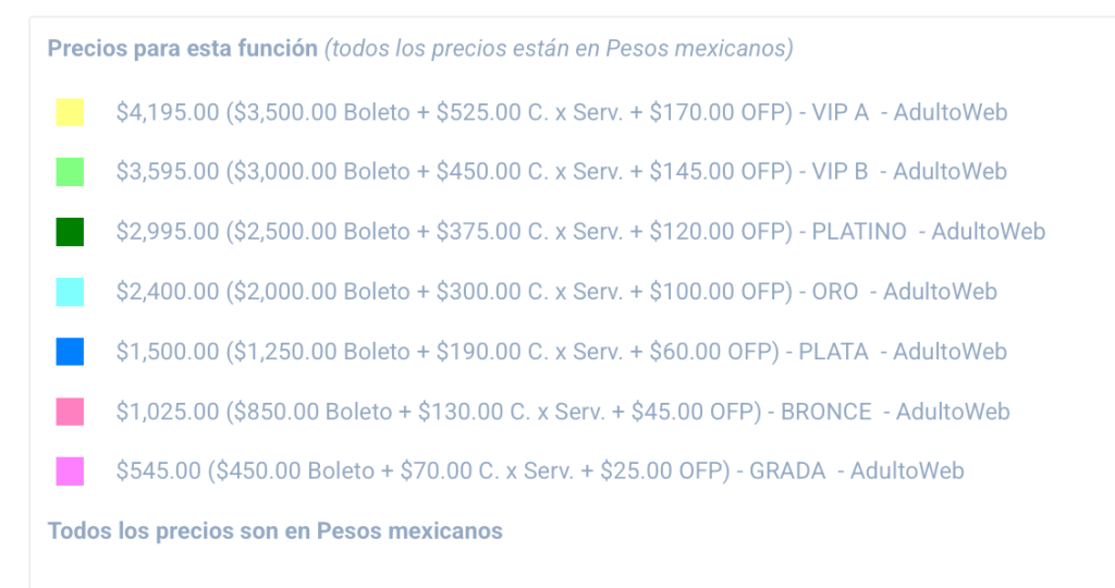 PRECIOS CARLOS RIVERA CIUDAD JUÁREZ 2026 ESTADIO CARTA BLANCA