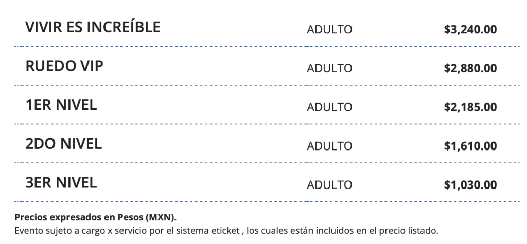 PRECIOS SIN BANDERA PUEBLA 2026 AUDITORIO GNP SEGUROS