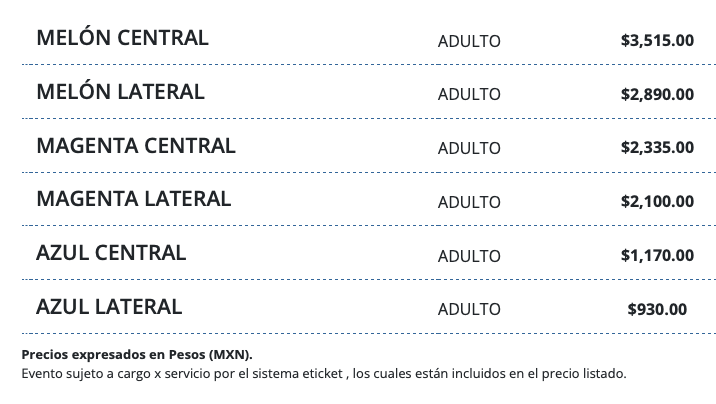 PRECIOS SEBASTIÁN YATRA TUXTLA GUTIÉRREZ 2026 POLYFORUM CHIAPAS