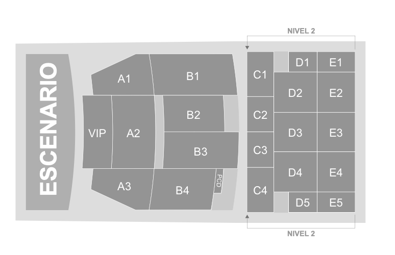 MAPA TEATRO METROPÓLITAN