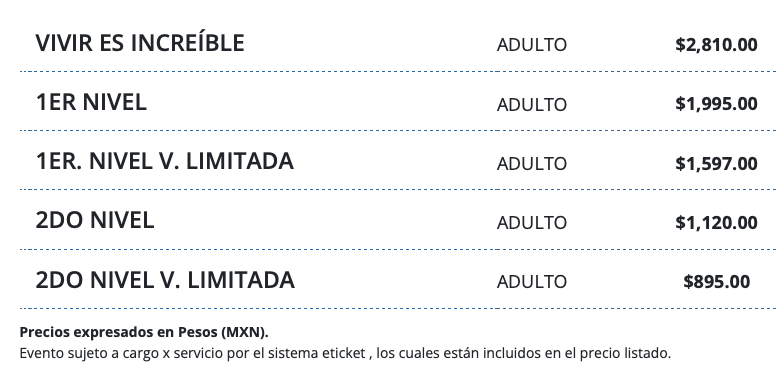 PRECIOS PAULO LONDRA MÉRIDA 2026 FORO GNP SEGUROS