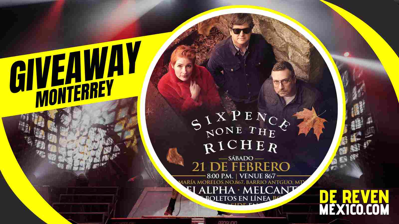 SIXPENCE NONE THE RICHER GIVEAWAY 2026 VENUE 867