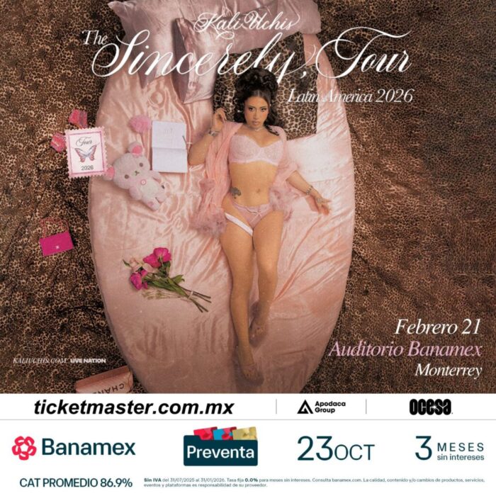KALI UCHIS MONTERREY 2026 AUDITORIO BANAMEX