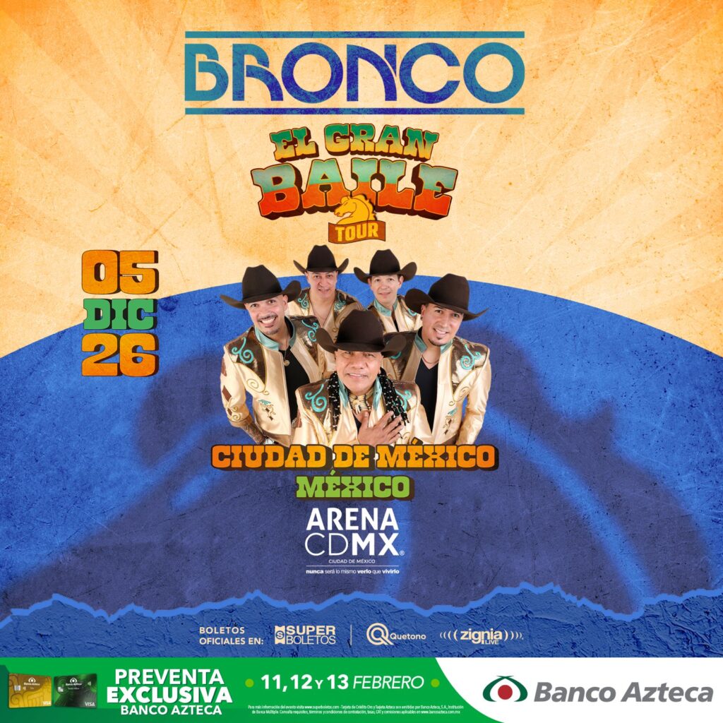 BRONCO ARENA CDMX 2026