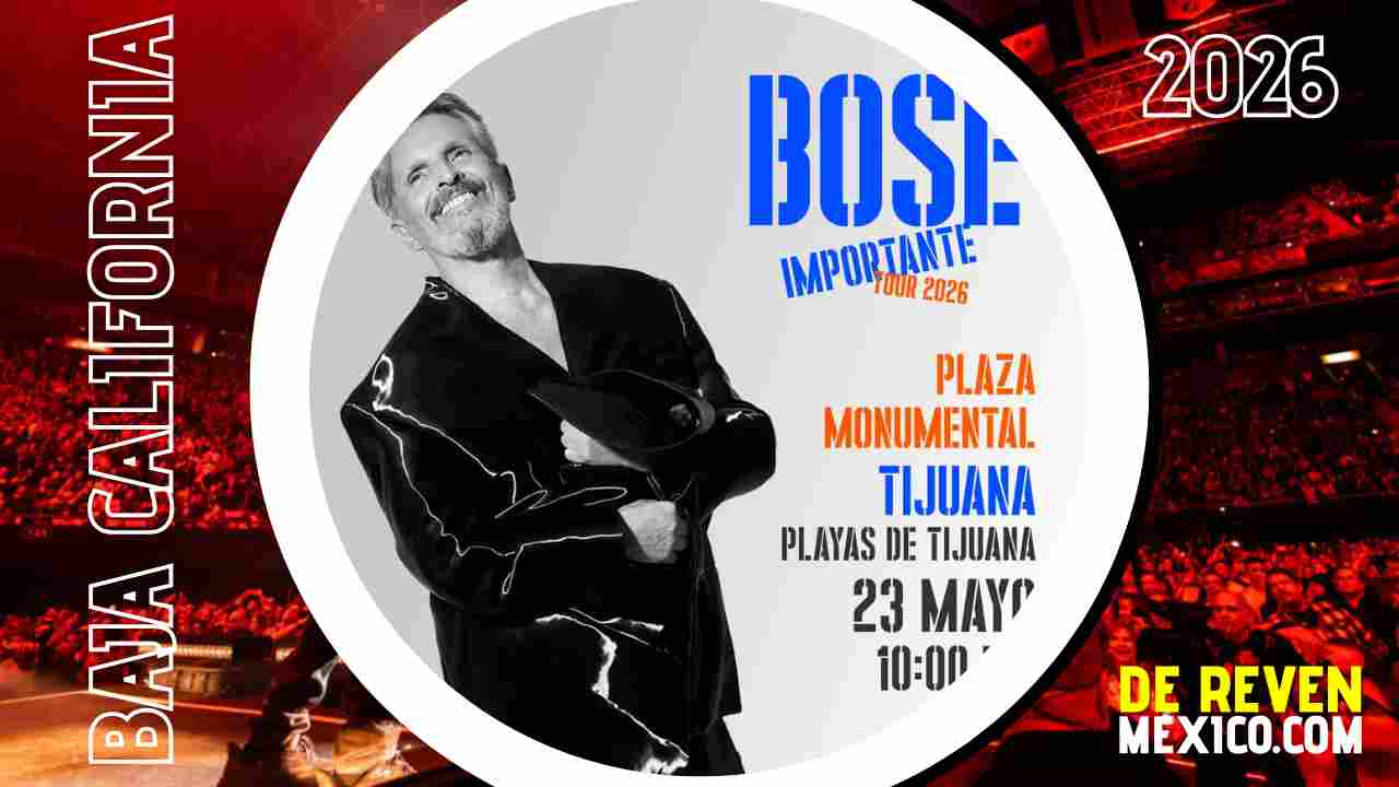 MIGUEL BOSÉ TIJUANA 2026 PLAZA DE TOROS MONUMENTAL