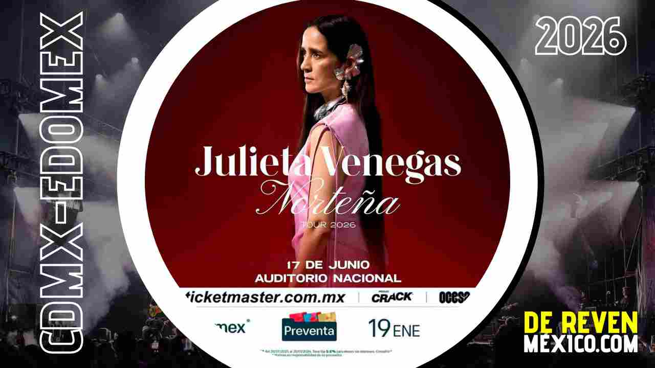 JULIETA VENEGAS CDMX 2026 AUDITORIO NACIONAL