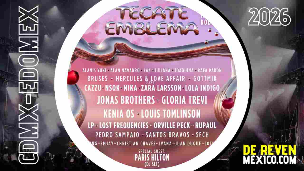 TECATE EMBLEMA 2026 CDMX AUTÓDROMO HERMANOS RODRÍGUEZ