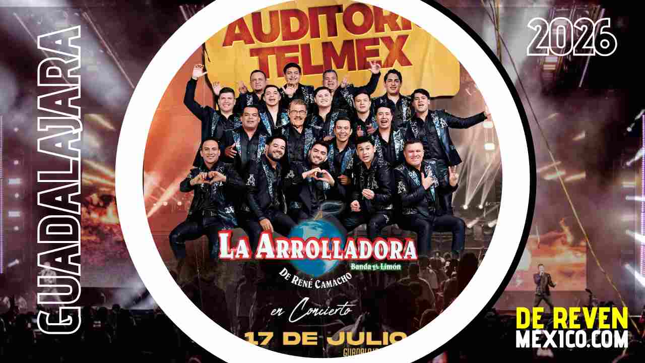 LA ARROLLADORA BANDA EL LIMÓN GUADALAJARA 2026 AUDITORIO TELMEX