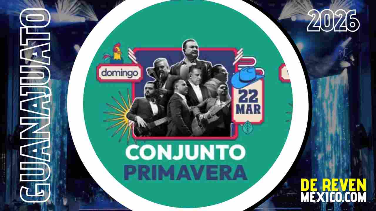 CONJUNTO PRIMAVERA PALENQUE IRAPUATO 2026 FERIA DE LAS FRESAS