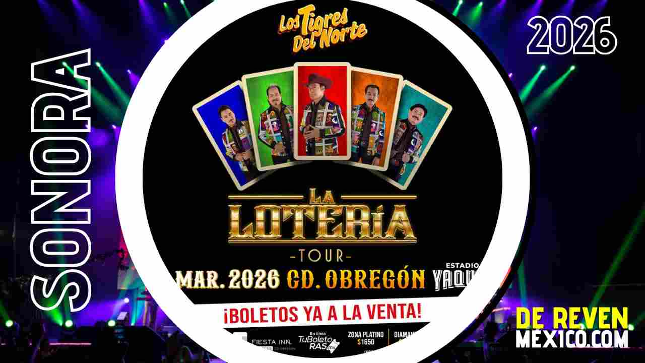 LOS TIGRES DEL NORTE OBREGÓN 2026 ESTADIO YAQUIS