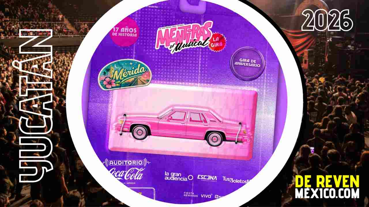 MENTIRAS EL MUSICAL MÉRIDA 2026 AUDITORIO COCA COLA LA ISLA