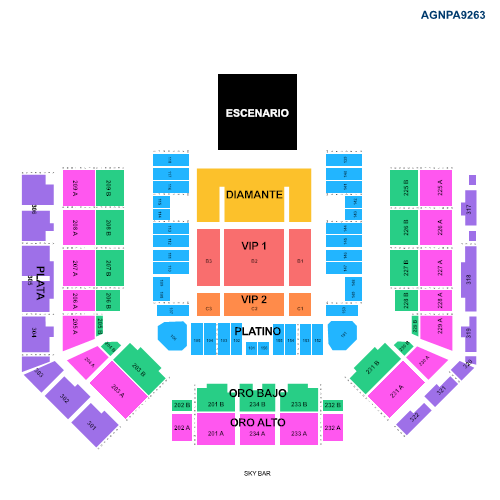 MAPA UN CORAZÓN ACAPULCO 2026 ARENA GNP SEGUROS