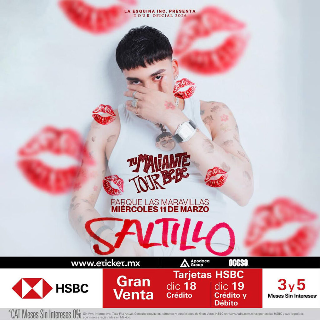 EL MALILLA SALTILLO 2026 AUDITORIO PARQUE LAS MARAVILLAS