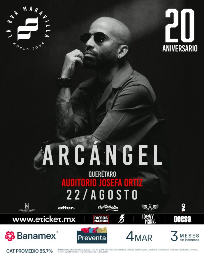 ARCÁNGEL QUERÉTARO 2026 AUDITORIO JOSEFA ORTÍZ