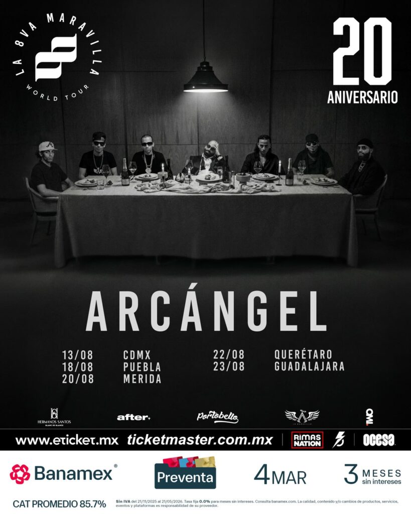 ARCÁNGEL CDMX 2026 PALACIO DE LOS DEPORTES