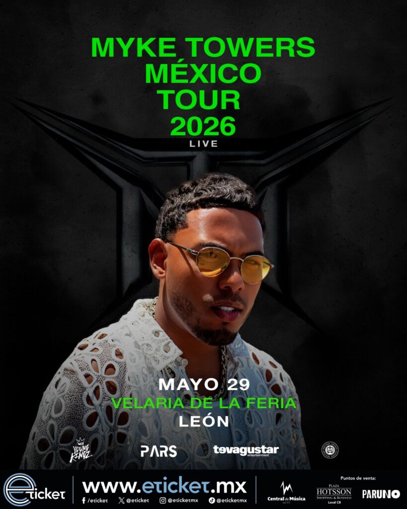 MYKE TOWERS LEÓN 2026 VELARIA DE LA FERIA