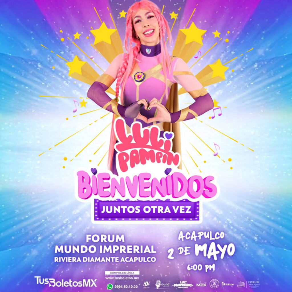 LULI PAMPIN ACAPULCO 2026 FORUM MUNDO IMPERIAL
