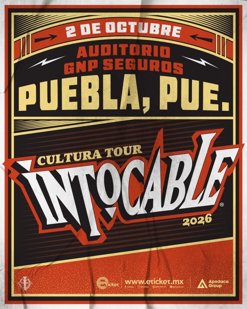 INTOCABLE PUEBLA 2026 AUDITORIO GNP SEGUROS
