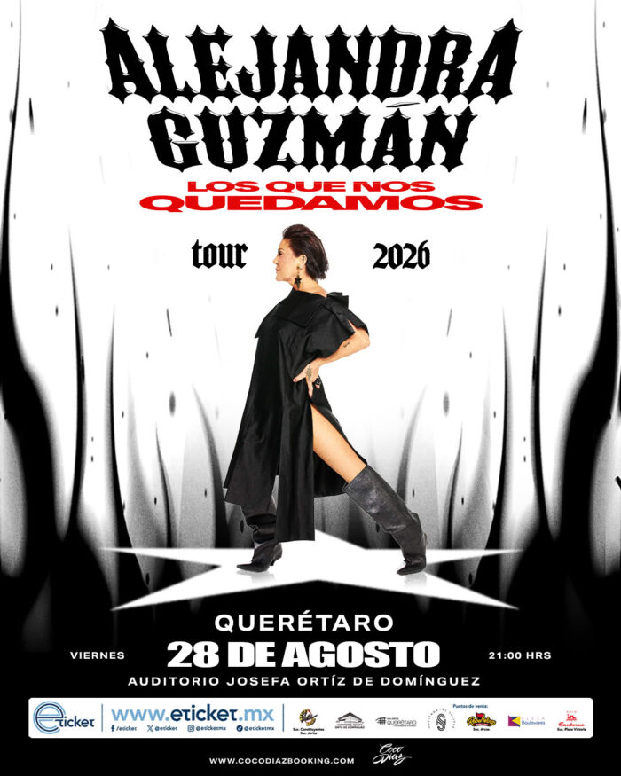 ALEJANDRA GUZMÁN QUERÉTARO 2026 AUDITORIO JOSEFA ORTÍZ
