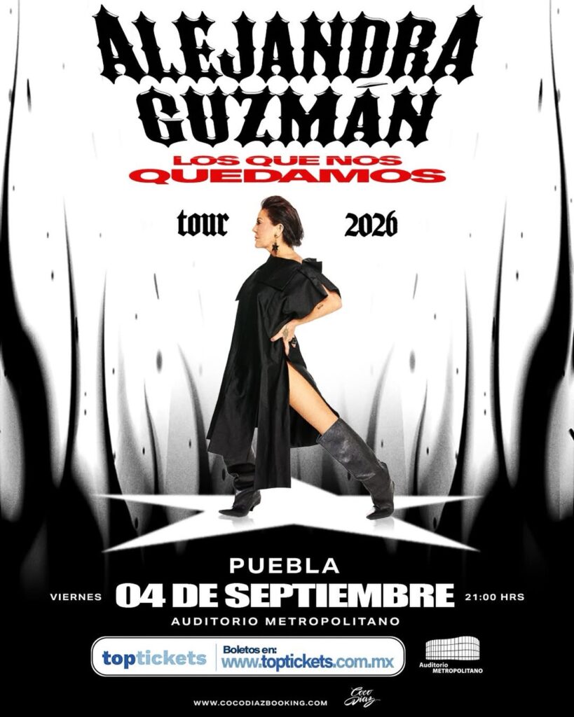 ALEJANDRA GUZMÁN PUEBLA 2026 AUDITORIO METROPOLITANO