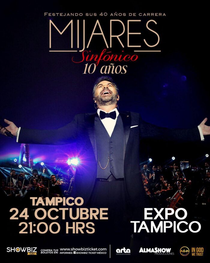MAPA DE PRECIOS MIJARES SINFÓNICO TAMPICO 2026 EXPO TAMPICO