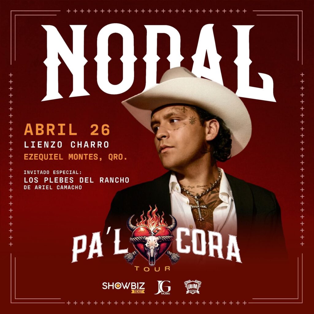 CHRISTIAN NODAL QUERÉTARO 2026 LIENZO CHARRO EZEQUIEL MONTES