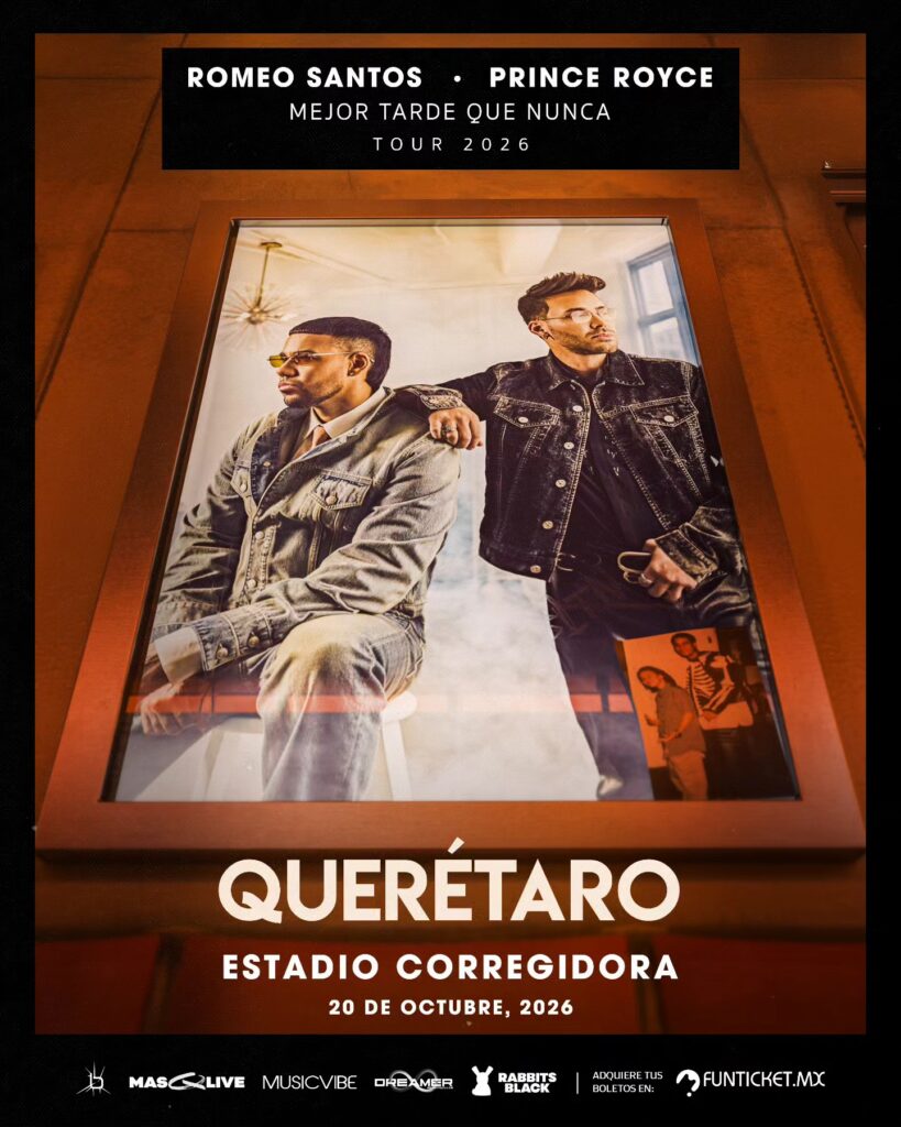 ROMEO SANTOS Y PRINCE ROYCE QUERÉTARO 2026 ESTADIO CORREGIDORA