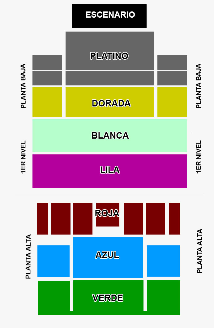 MAPA AUDITORIO COCA COLA LA ISLA MERIDA