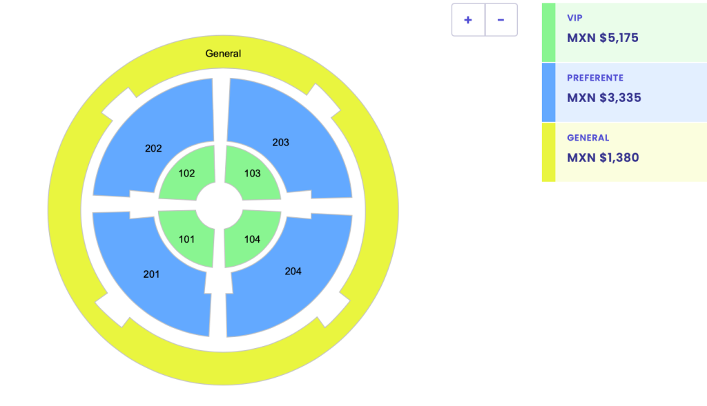 MAPA DE PRECIOS EMMANUEL Y MIJARES PALENQUE PUEBLA 2026