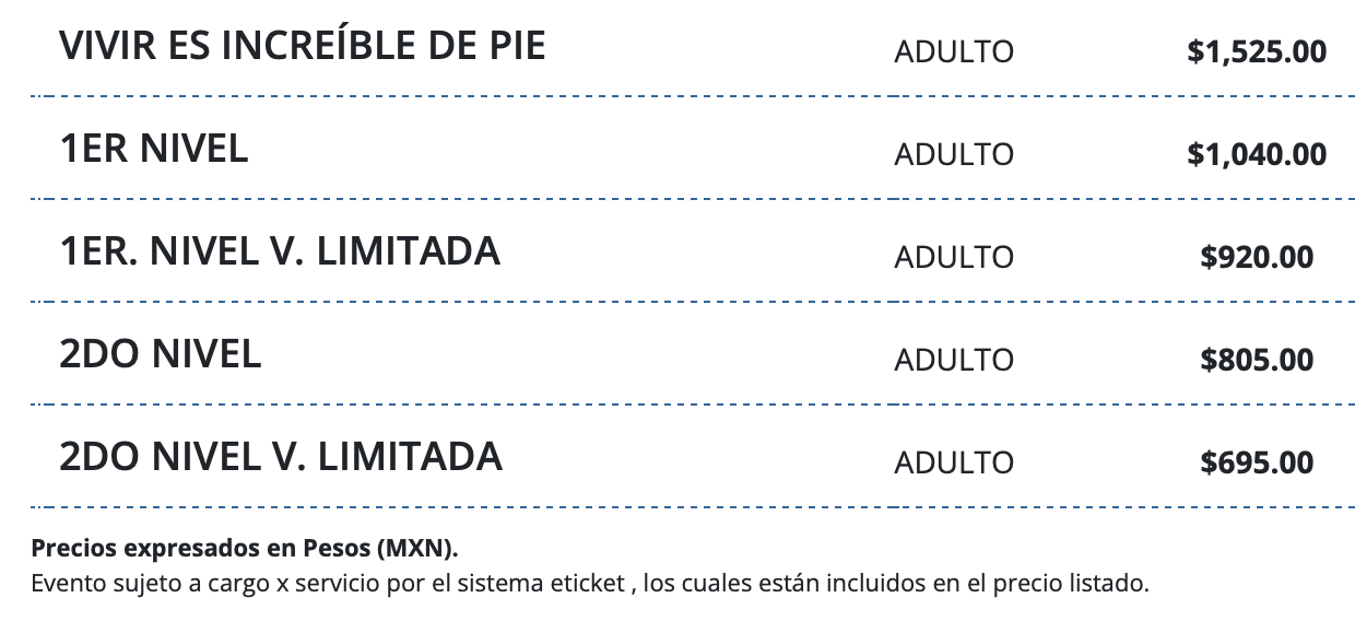 PRECIOS EL MALILLA MÉRIDA 2026 FORO GNP SEGUROS