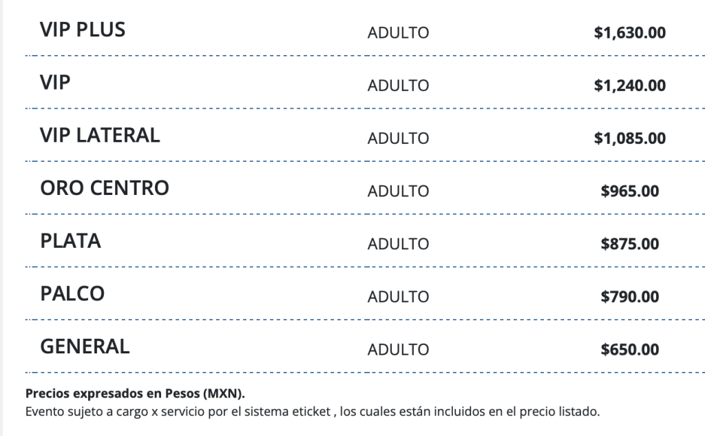 PRECIOS EL MALILLA SALTILLO 2026 AUDITORIO PARQUE LAS MARAVILLAS