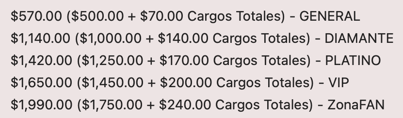 PRECIOS LOS HORÓSCOPOS DE DURANGO PARRAS 2026 COAHUILA