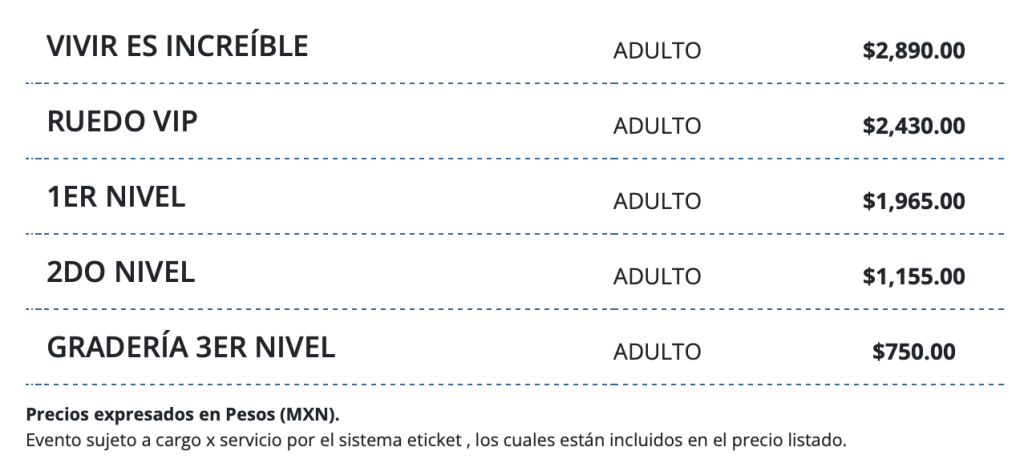 PRECIOS HERENCIA DE GRANDES PUEBLA 2026 AUDITORIO GNP SEGUROS