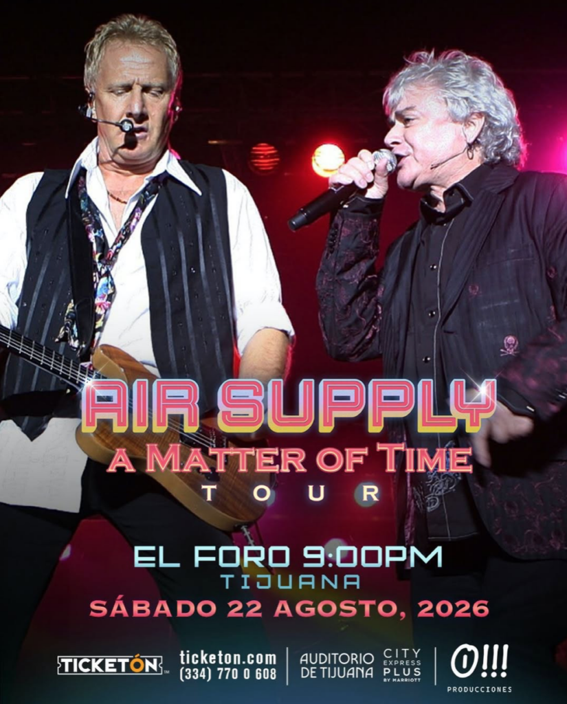 AIR SUPPLY TIJUANA 2026 EL FORO