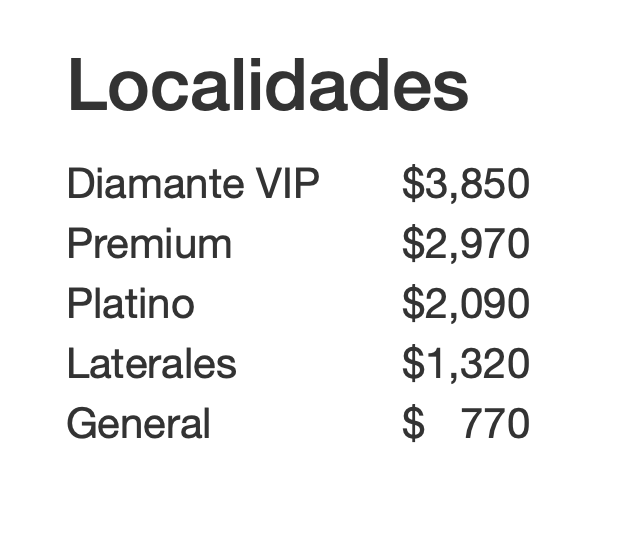 PRECIOS ALEJANDRA GUZMÁN VILLAHERMOSA 2026 TEATRO AL AIRE LIBRE PARQUE TABASCO