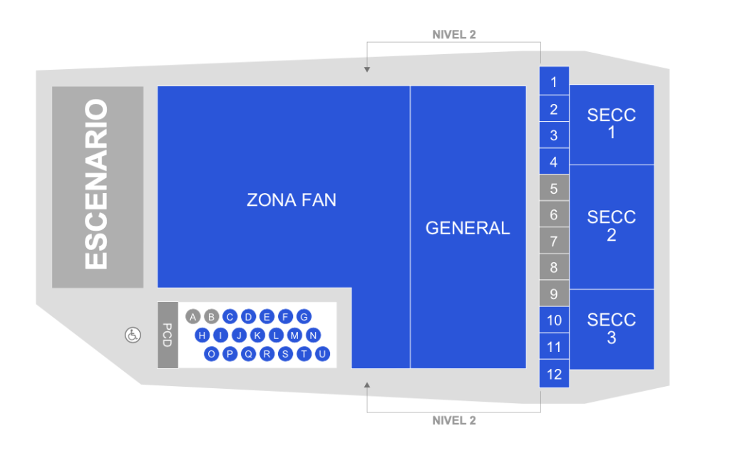MAPA PEPSI CENTER