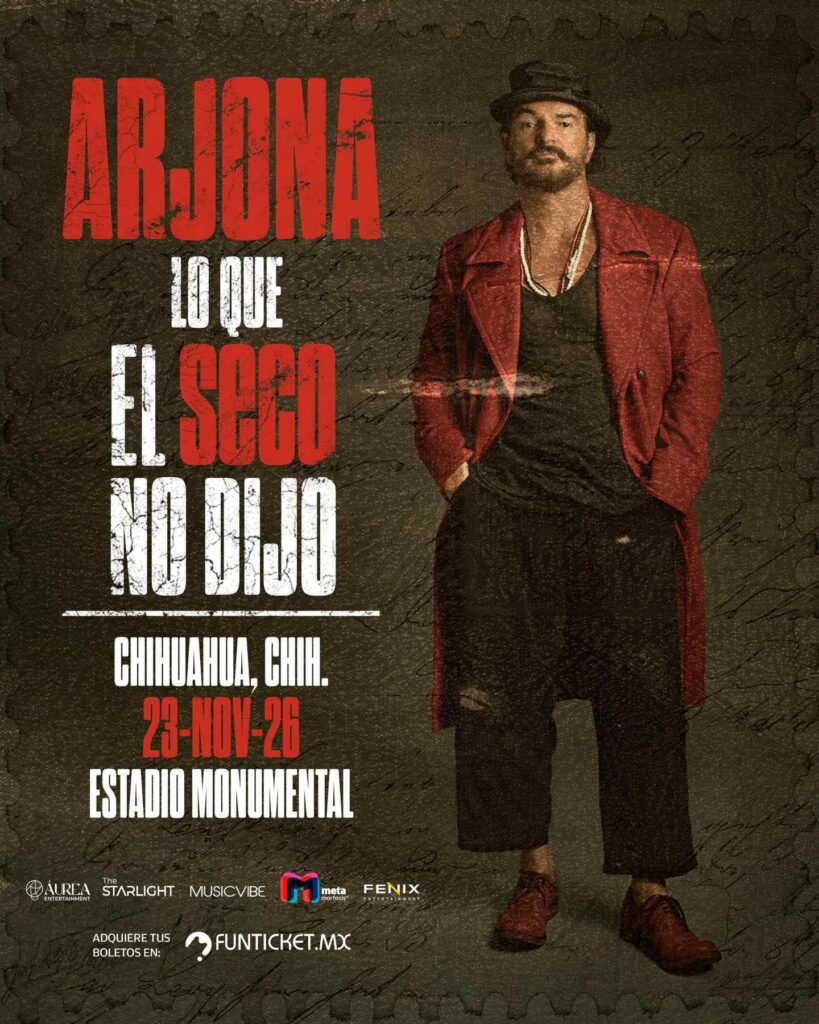 ARJONA CHIHUAHUA 2026 ESTADIO MONUMENTAL
