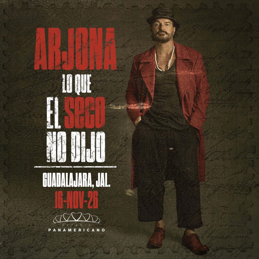 ARJONA GUADALAJARA 2026 ESTADIO PANAMERICANO