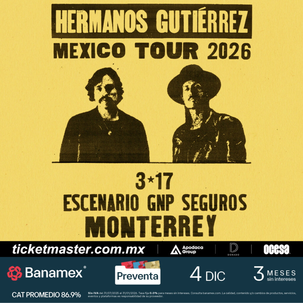 HERMANOS GUTIÉRREZ GIVEAWAY 2026 ESCENARIO GNP SEGUROS