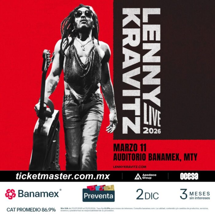 LENNY KRAVITZ GIVEAWAY 2026 AUDITORIO BANAMEX