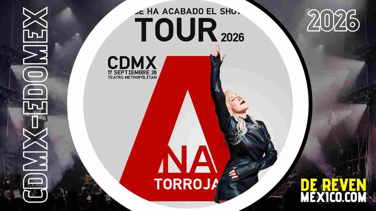 ANA TORROJA CDMX 2026 TEATRO METROPÓLITAN