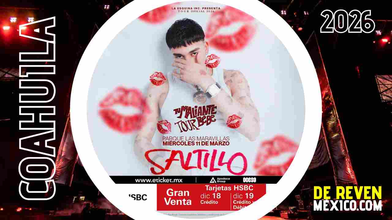 EL MALILLA SALTILLO 2026 AUDITORIO PARQUE LAS MARAVILLAS