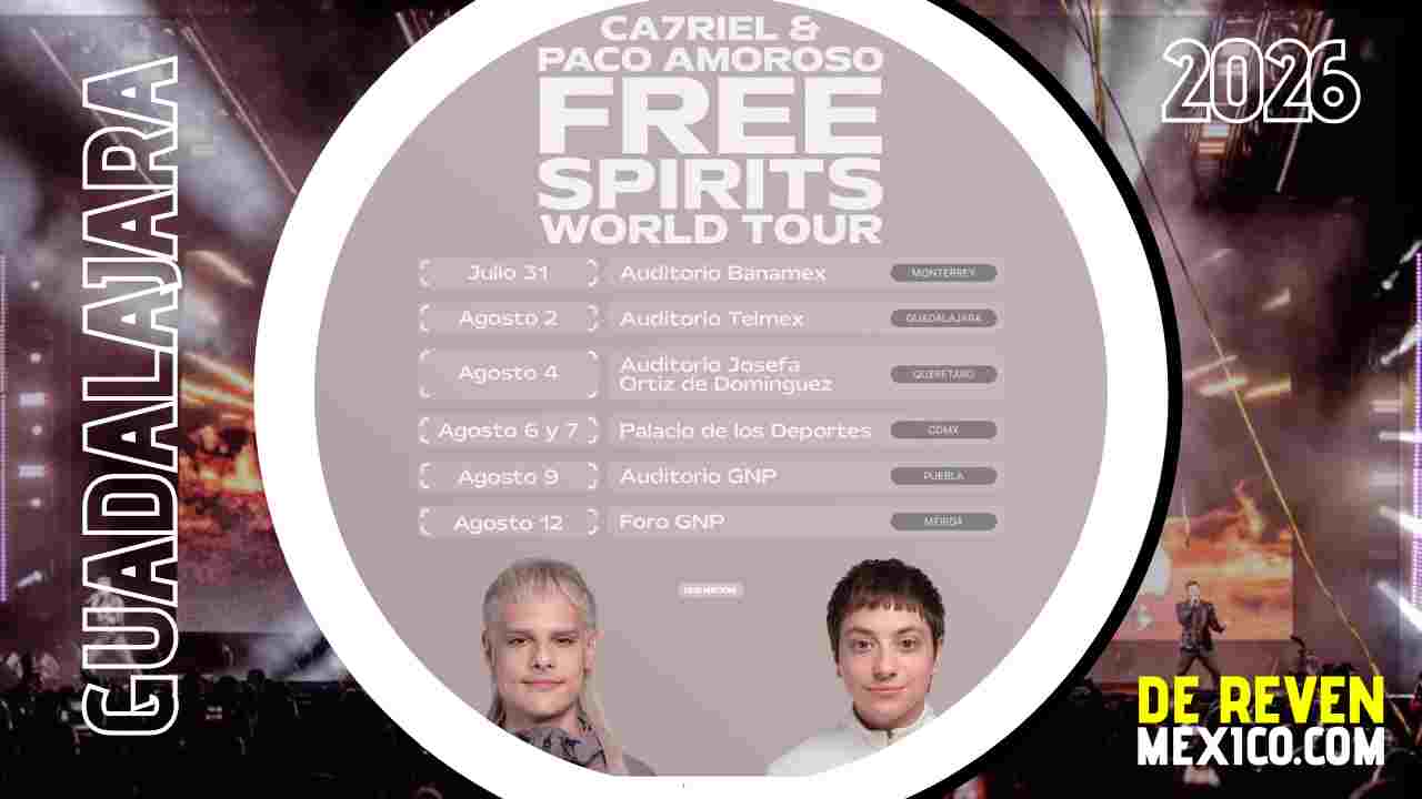 CA7RIEL Y PACO AMOROSO GUADALAJARA 2026 AUDITORIO TELMEX